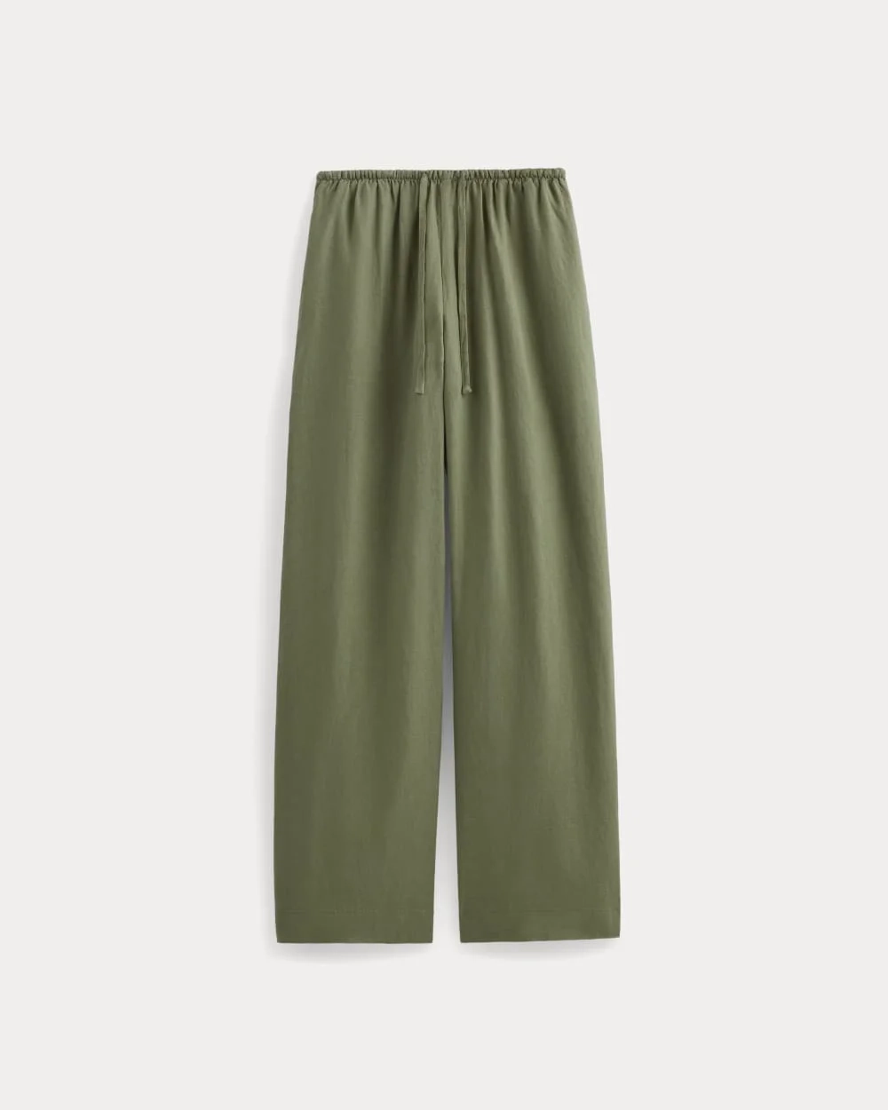 The Drawstring Pant in Linen | Lichen Green (3)