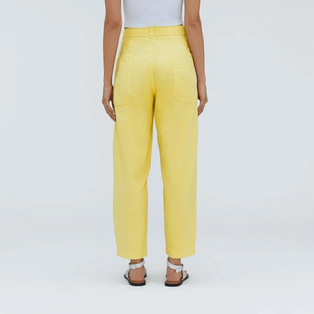 The Fatigue Barrel Pant | Lemon (2)