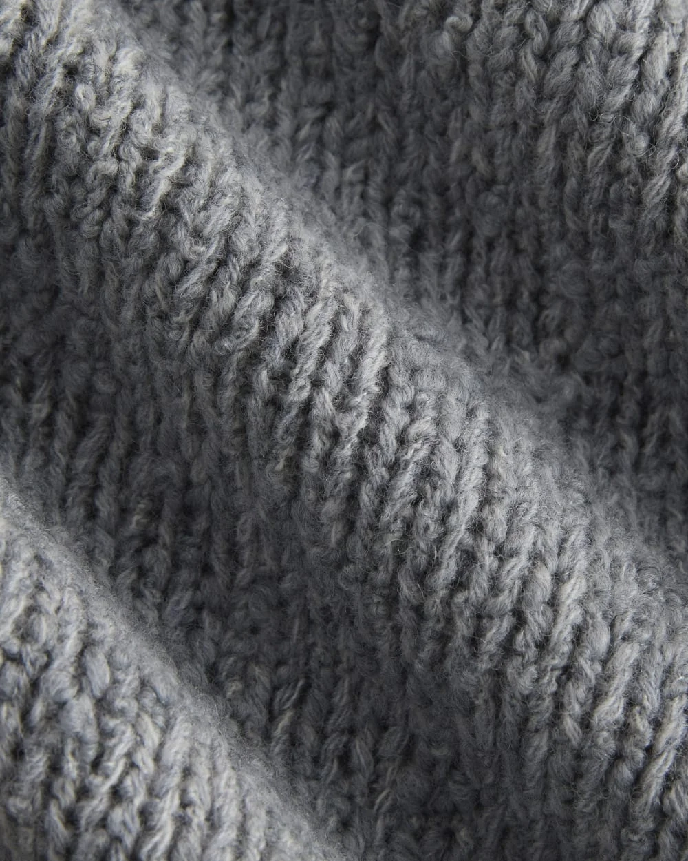Rollneck Sweater | Heather Grey/Twist (4)