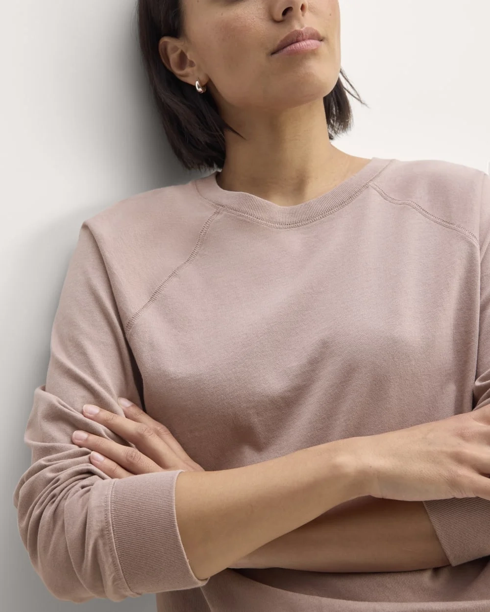 The Off-Duty Long-Sleeve Tee | Dusty Rose (4)