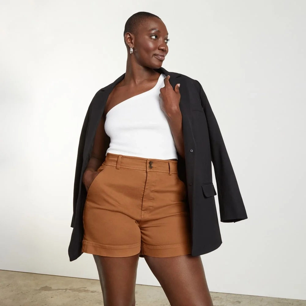 The Way-High® Twill Short | Adobe Brown (2)
