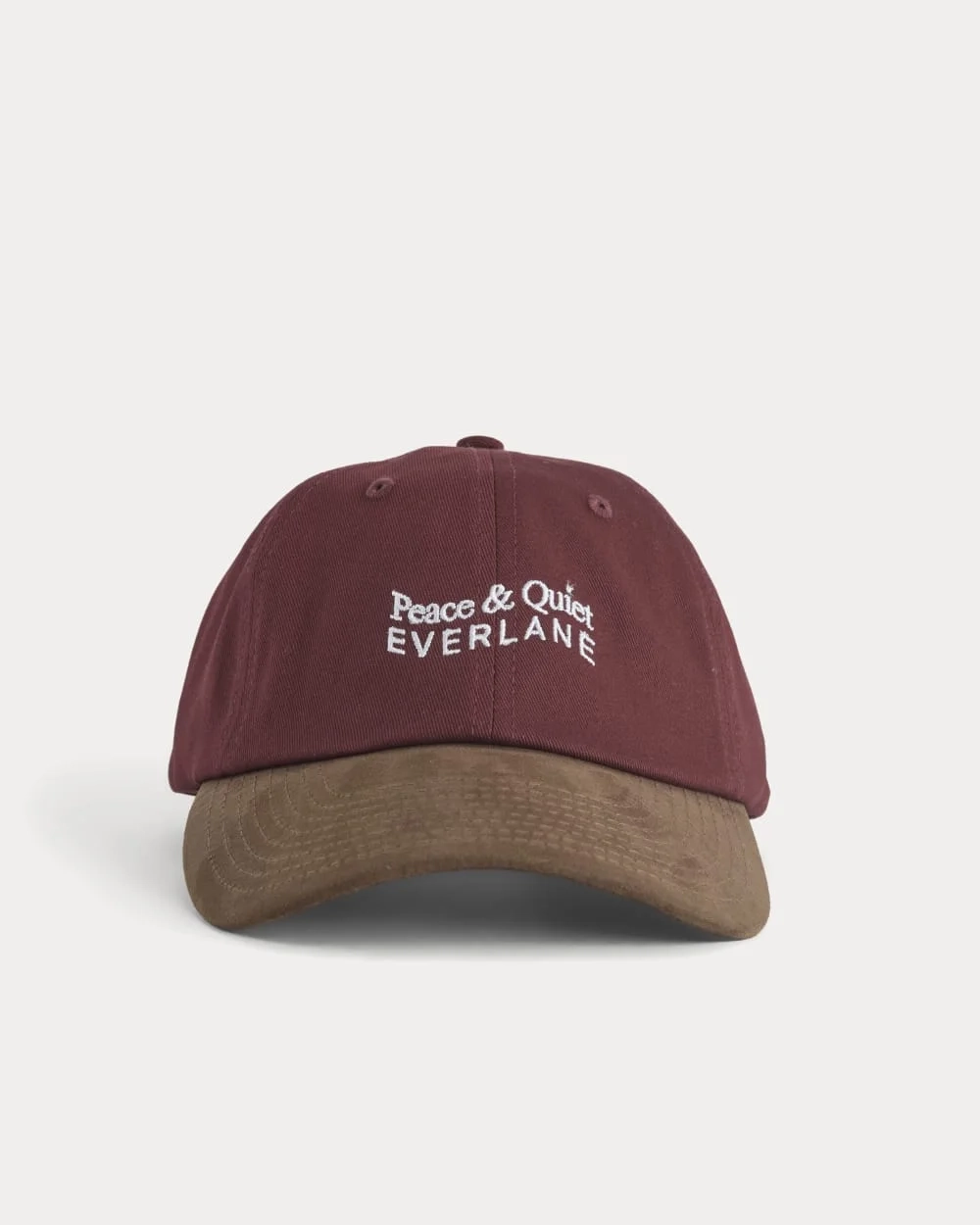 Everlane x Peace & Quiet Baseball Hat | Wine (2)