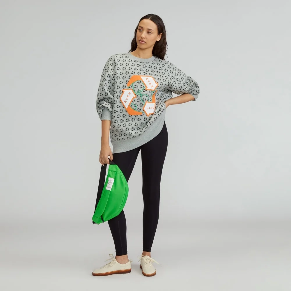 The ReTrack Oversized Crew | Earth Day Grey Multi (4)