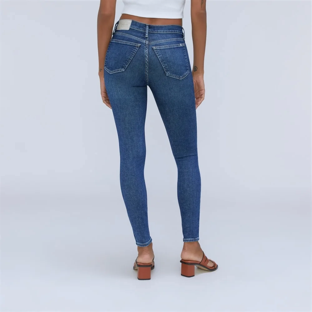 The Mid-Rise Skinny Stretch Jean | Dark Indigo (2)