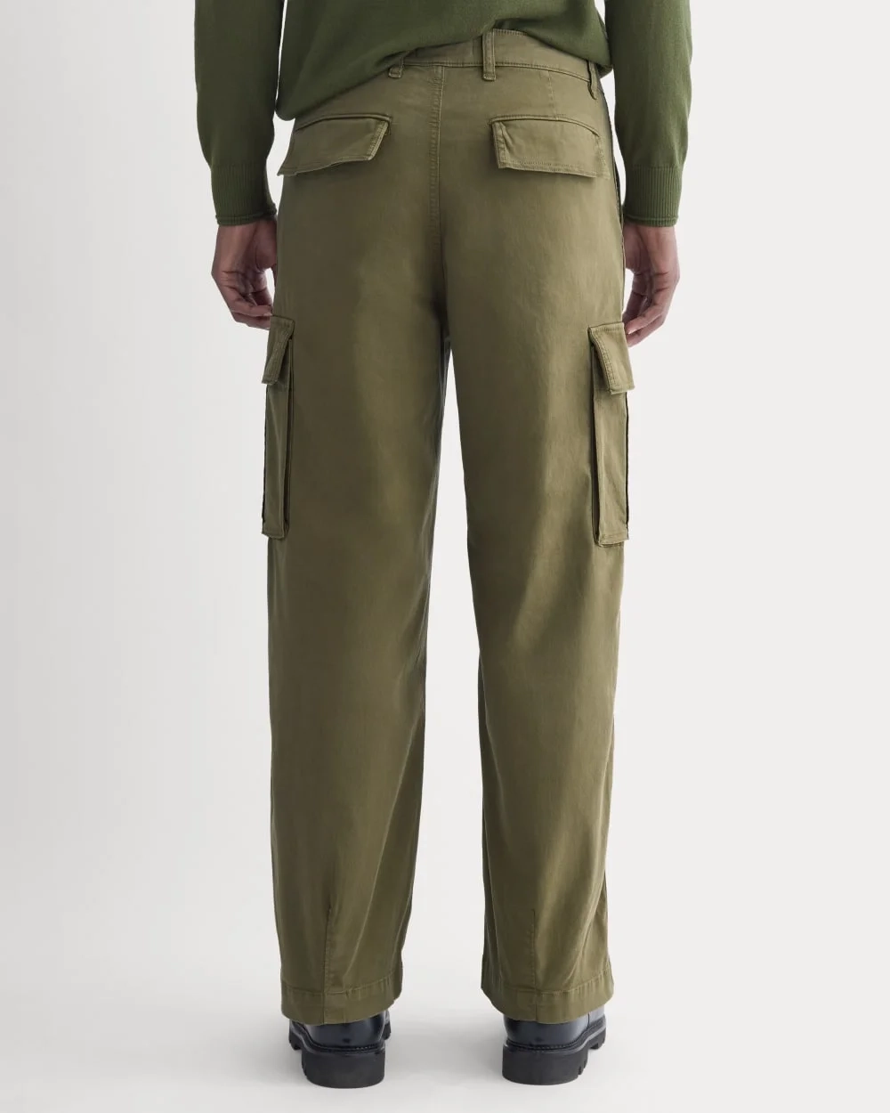 '90s Baggy Cargo Pant | Olive (4)