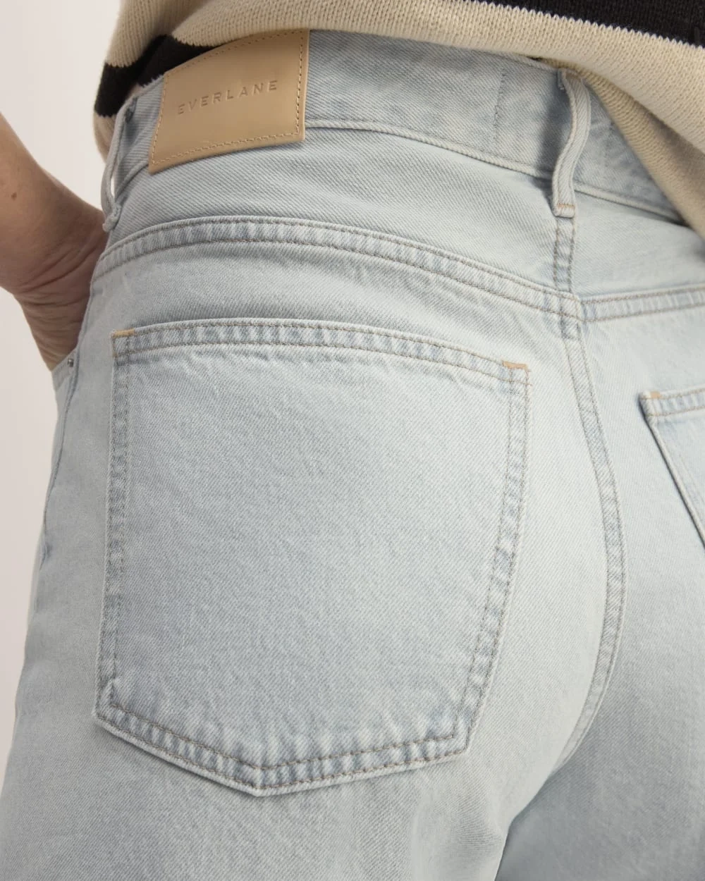 The A-Line Denim Short | Spring Blue (4)