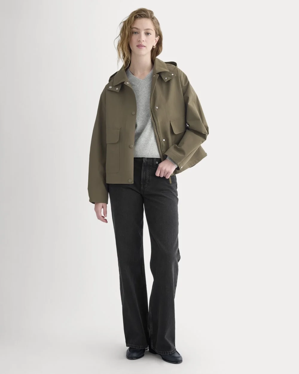 Re:Cycled Nylon Barrel Jacket | Beech (3)