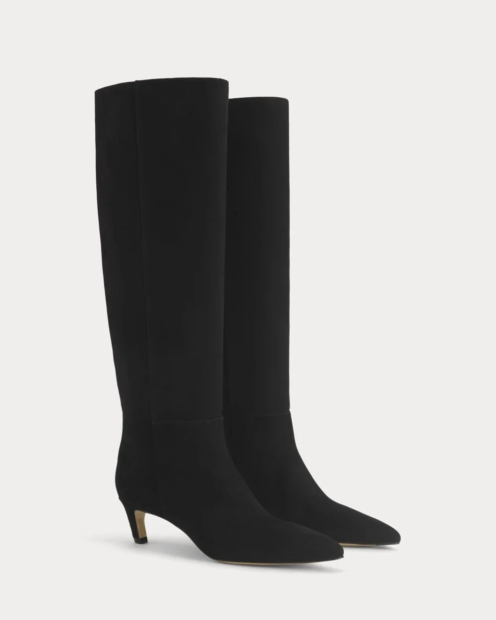 Studio Knee-High Boot | Black Suede (2)