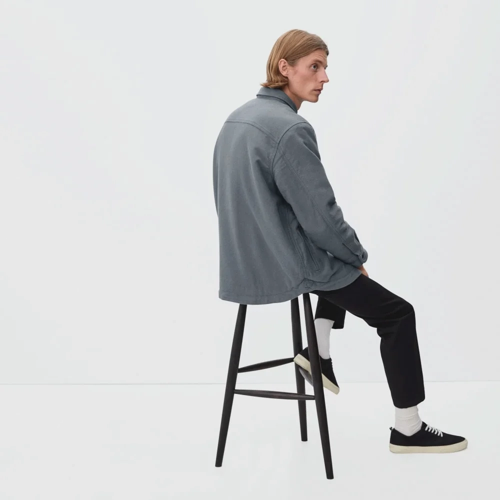 The ReNew Fleece-Lined Heavyweight Overshirt | Slate (2)