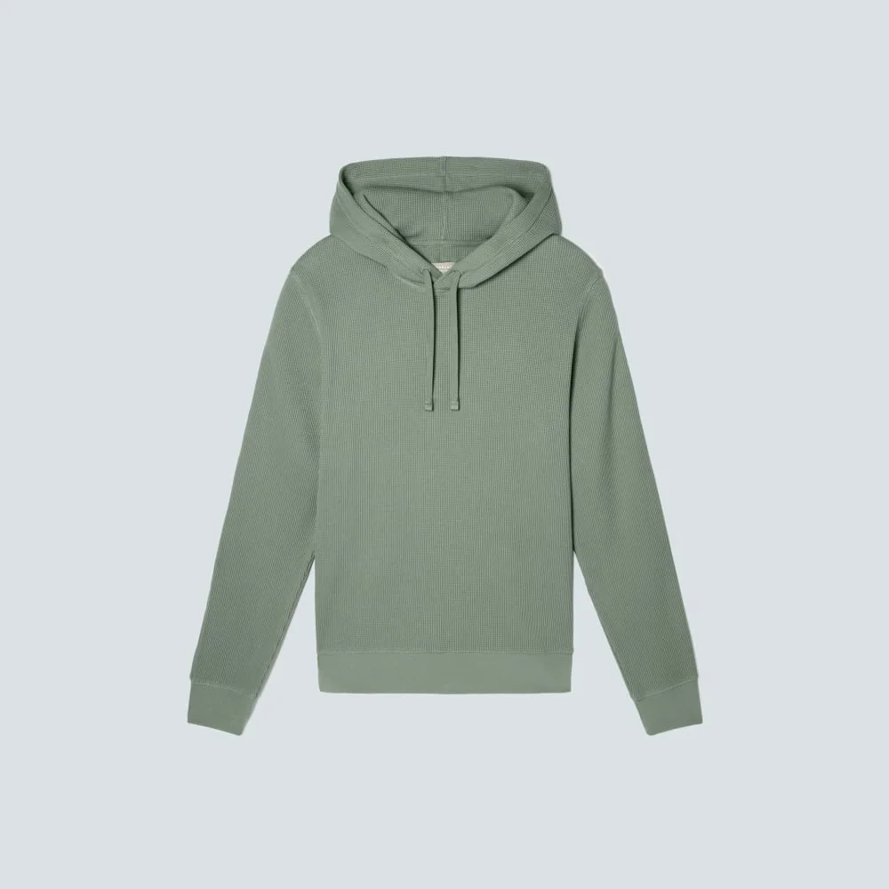 The Waffle-Knit Hoodie | Lily Pad (2)