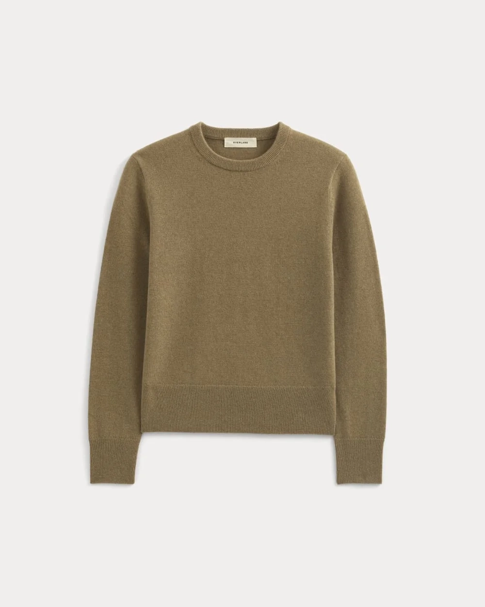Cashmere Slim Crew Sweater | Toast (3)