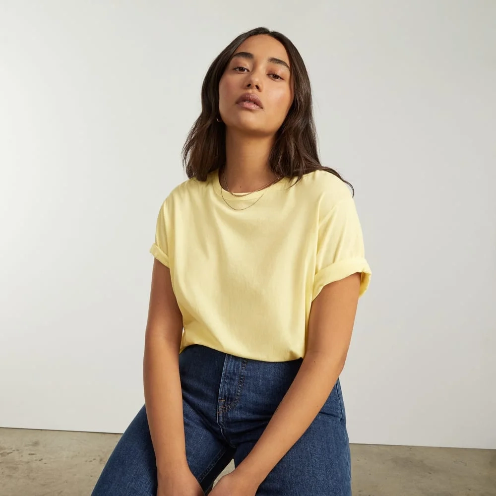 The Air Tee | Pastel Yellow (3)