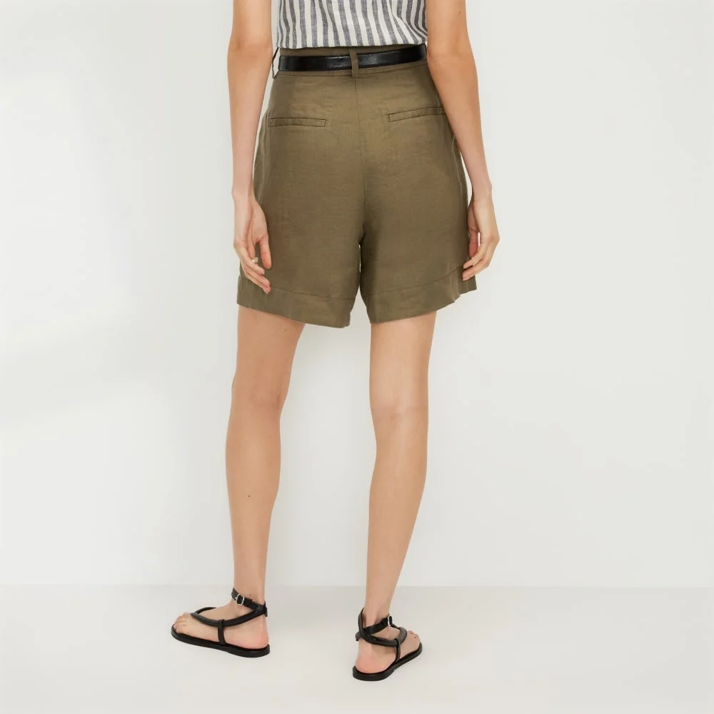 The Linen Way-High® Drape Short | Kalamata (2)