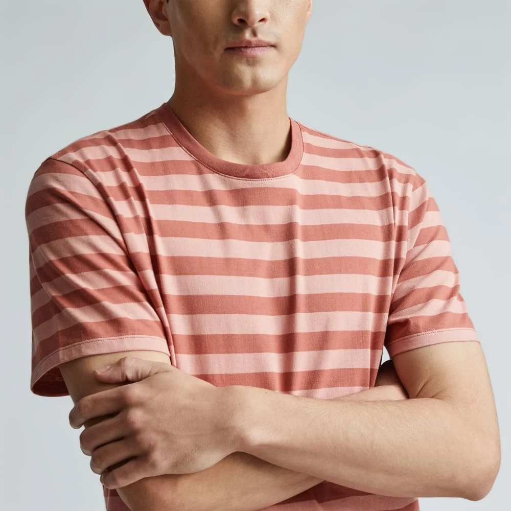 The Organic Cotton Crew | Redwood Stripe (4)