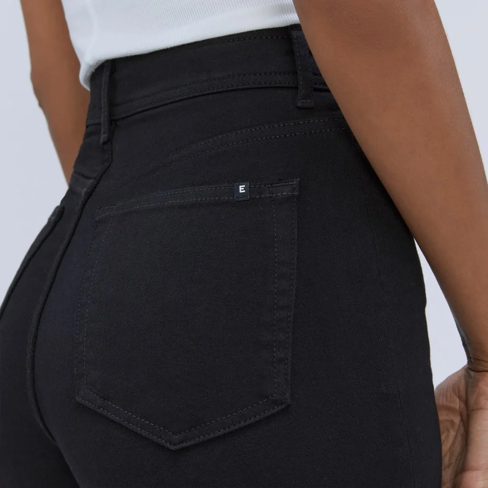 The Way-High® Skinny Split Hem Jean  | Black (4)