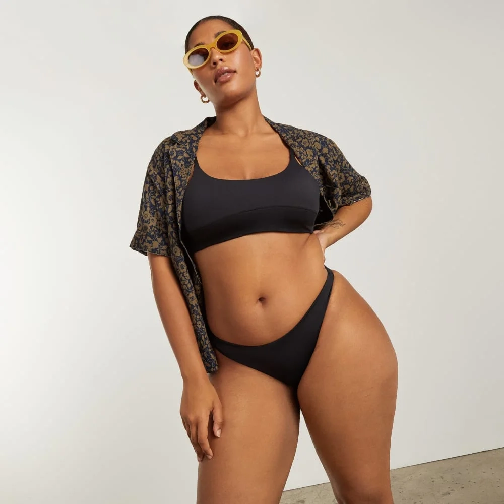 The Thigh-High Bikini Bottom | Black (2)