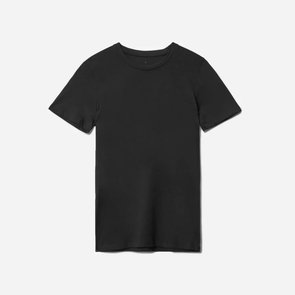 The Organic Cotton Crew Tee | Black (2)