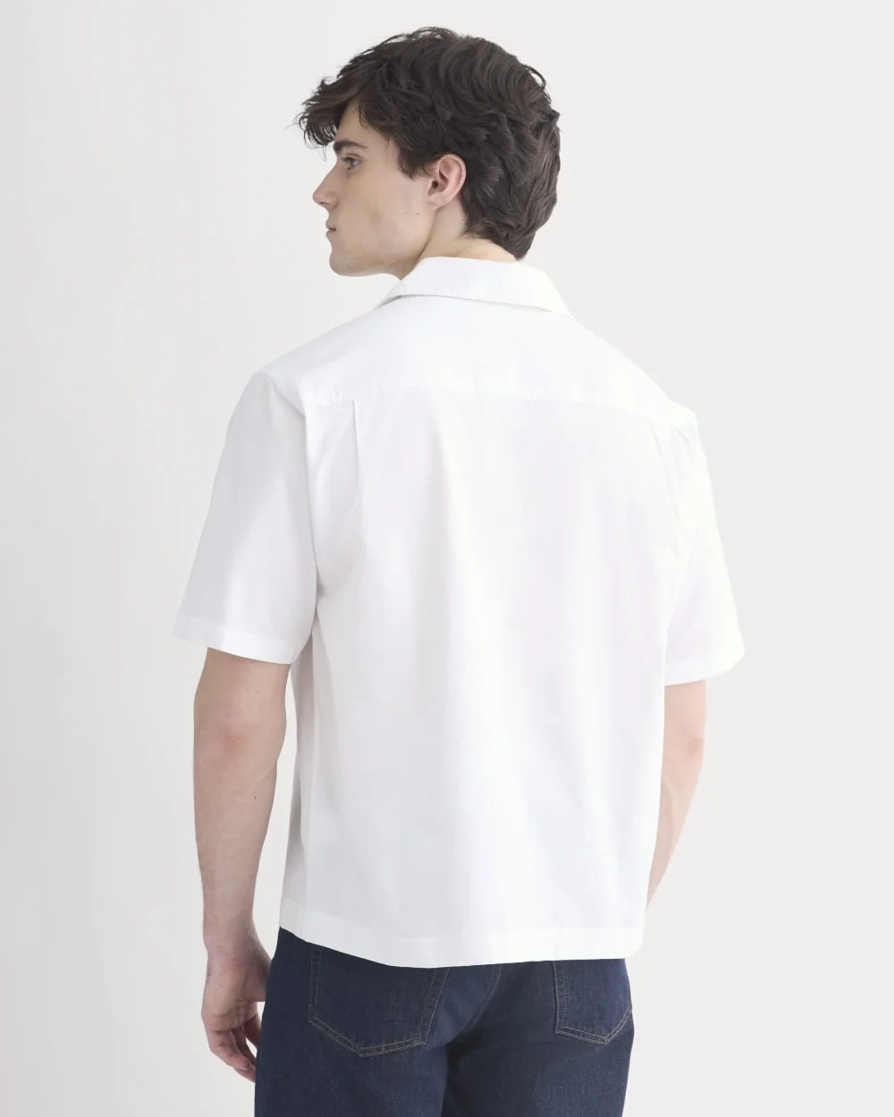 Cropped Resort Shirt | White (2)