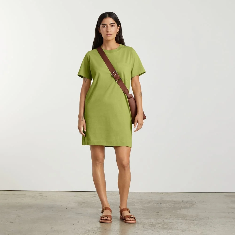 The Organic Cotton Weekend Tee Dress | Pepper (3)