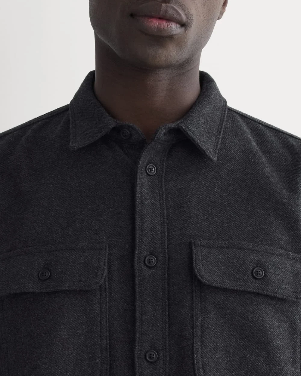The Heavyweight Overshirt | Uniform | Charcoal Heather (2)