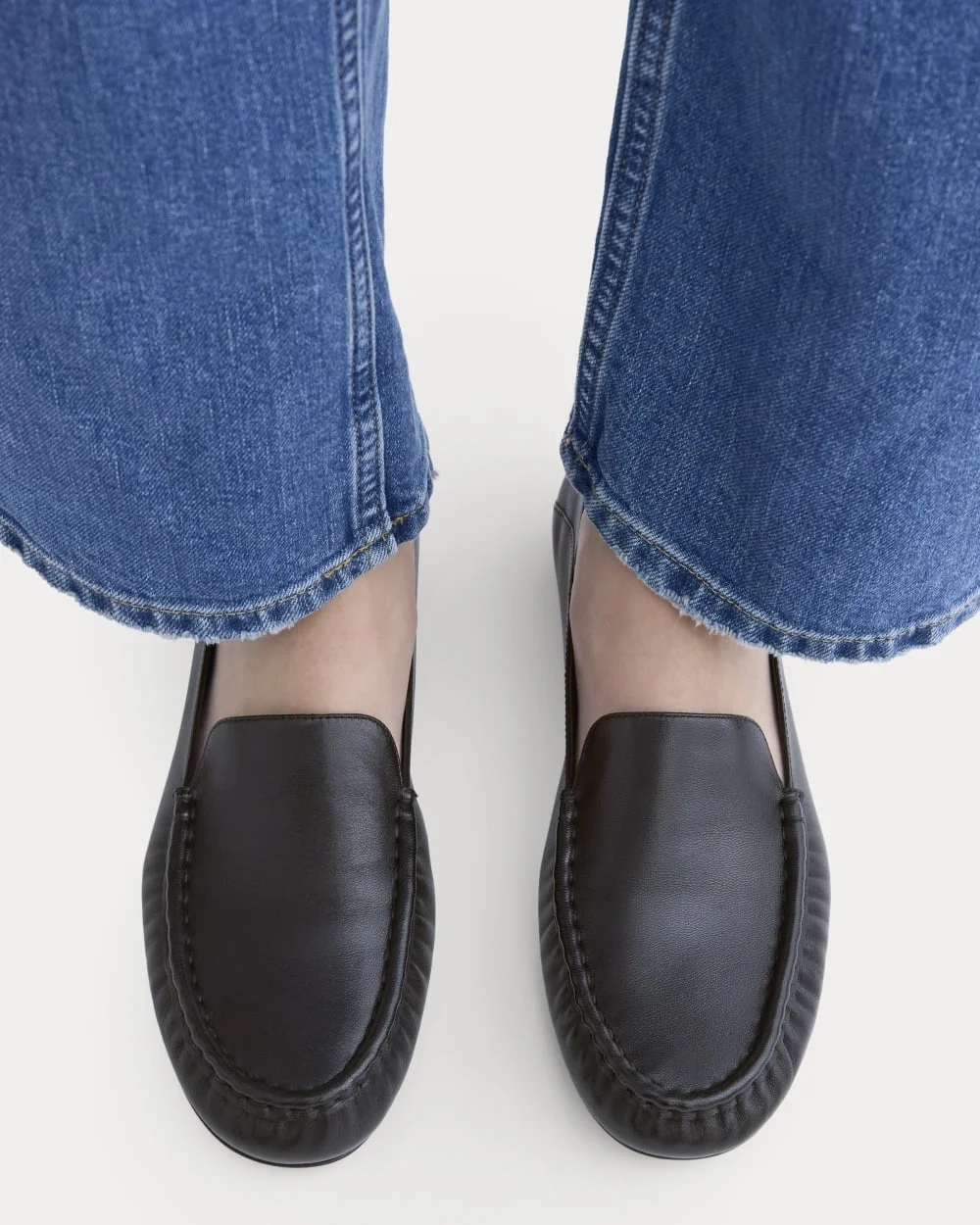 Leather Day Driver Loafer |  Black (4)