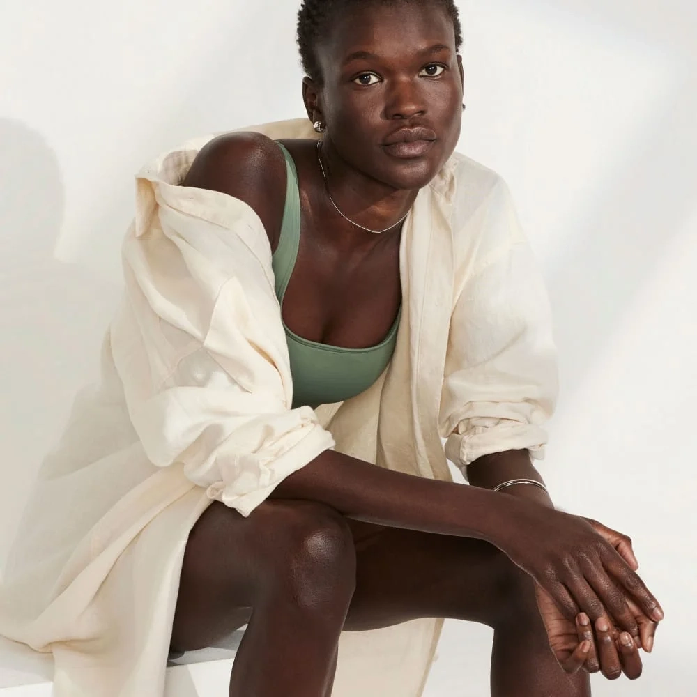 The Way-Long Linen Shirt | Canvas (5)