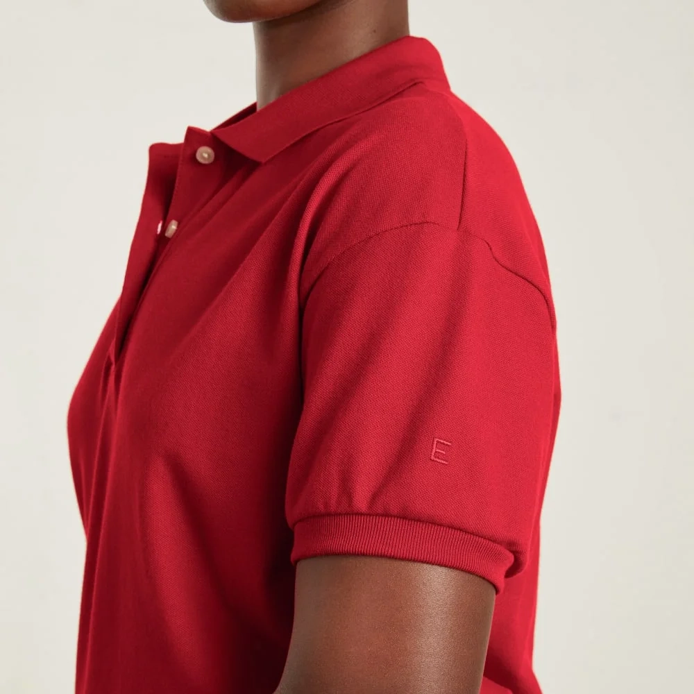 The Oversized Polo | Goji Berry (3)
