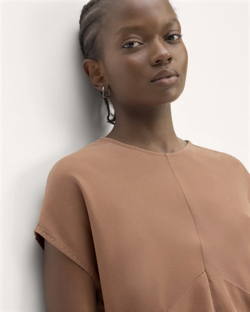 The Drape Top in Butterlite | Carob Brown (3)