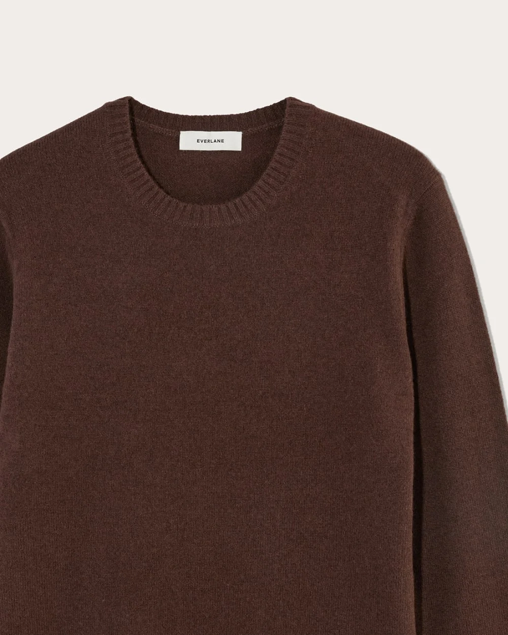 The Premium Merino Crew Neck Sweater | Heather Mahogany (2)