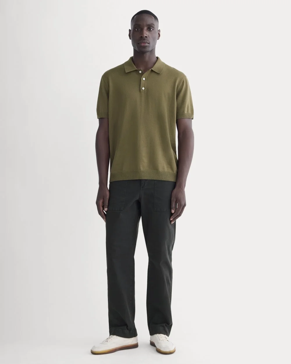 No-Sweat Polo | Olive (5)