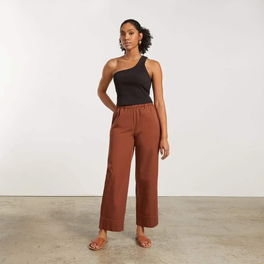 The Ribbed One-Shoulder Tank | Black (3)