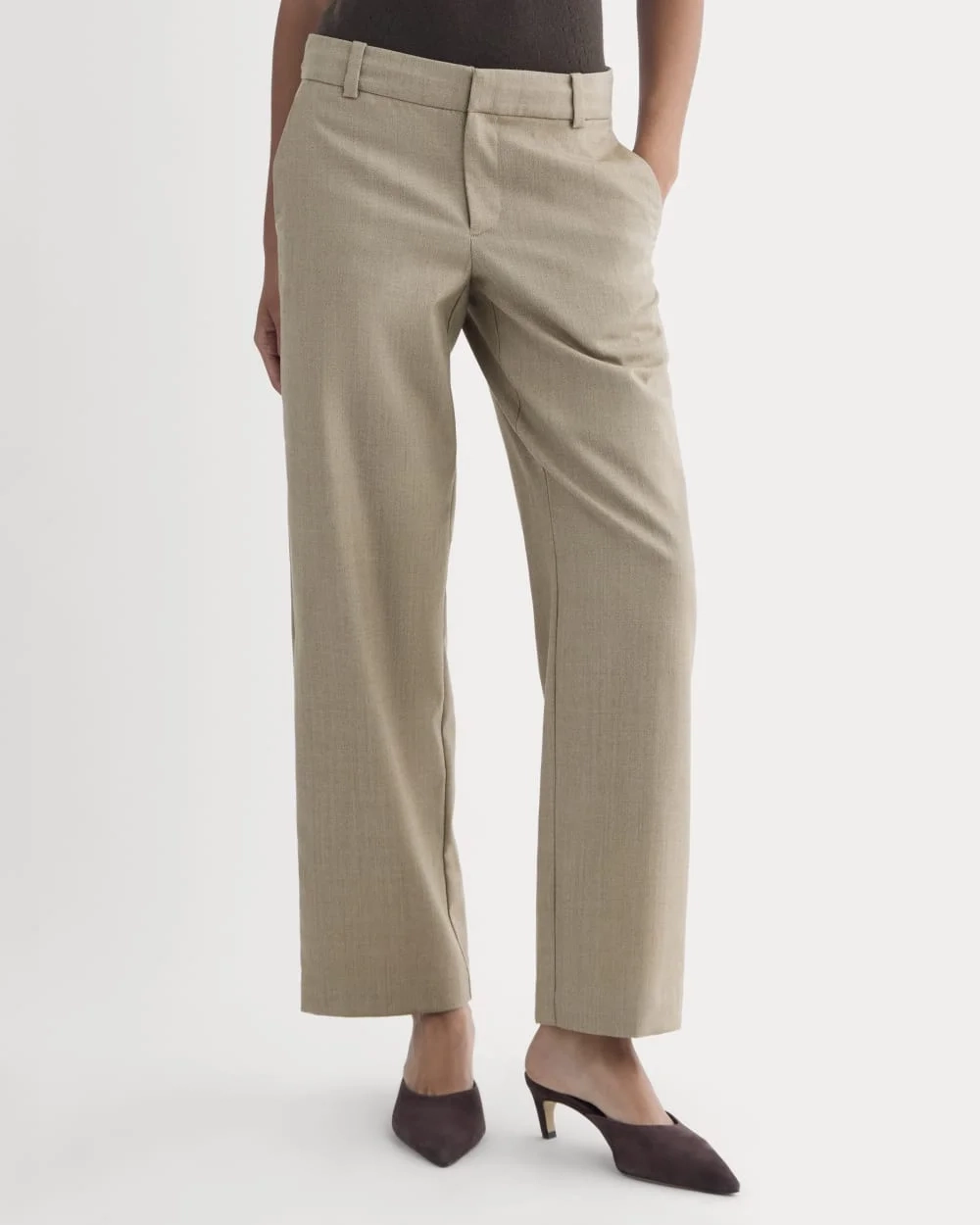 Straight-Leg Trouser in Tailor Twill | Light Taupe (4)