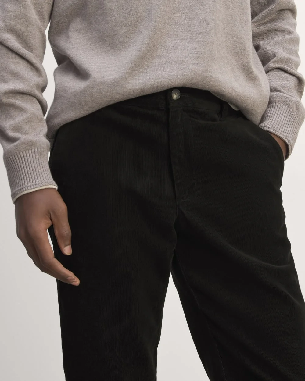 The Corduroy Trouser | Black (4)