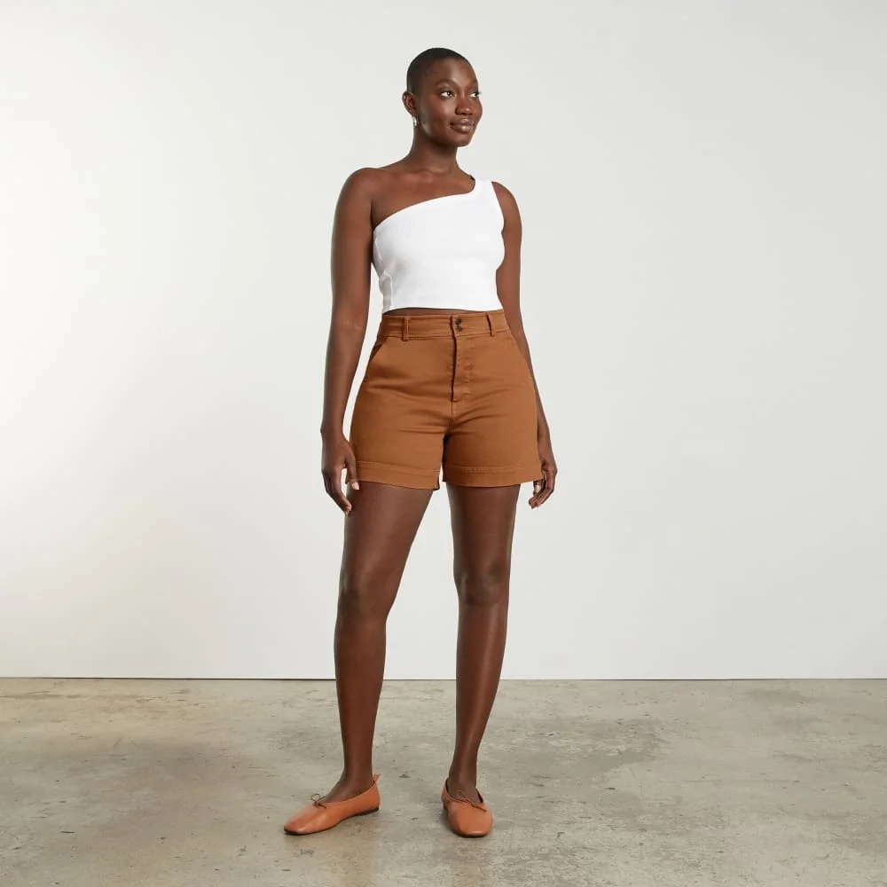 The Way-High® Twill Short | Adobe Brown (3)