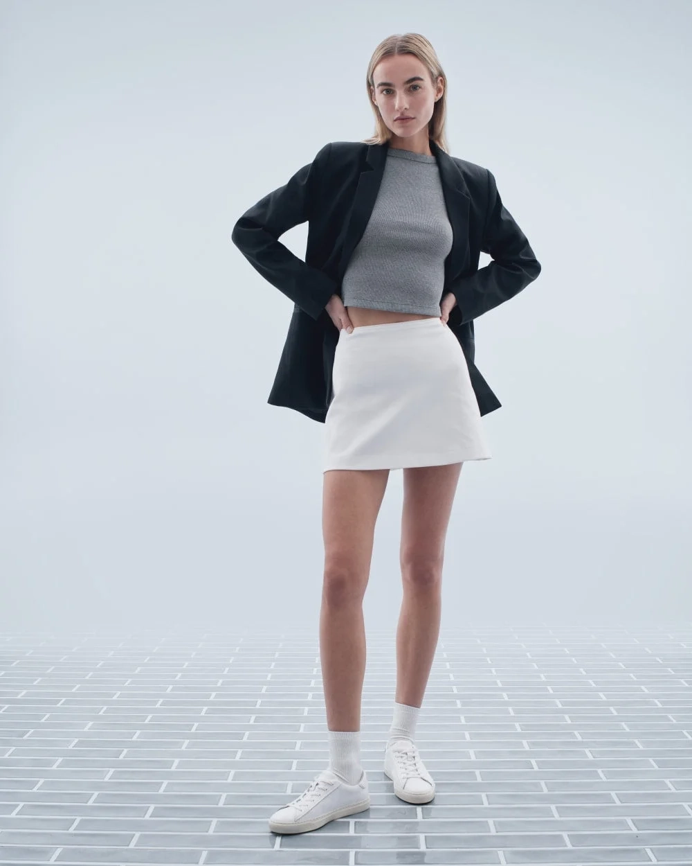 The Dream Mini Skirt | White (3)