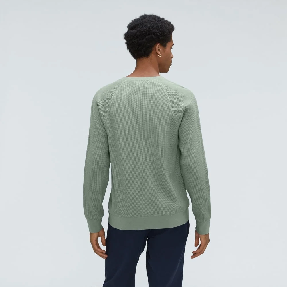 The Waffle Long-Sleeve Crew Tee | Lily Pad (2)