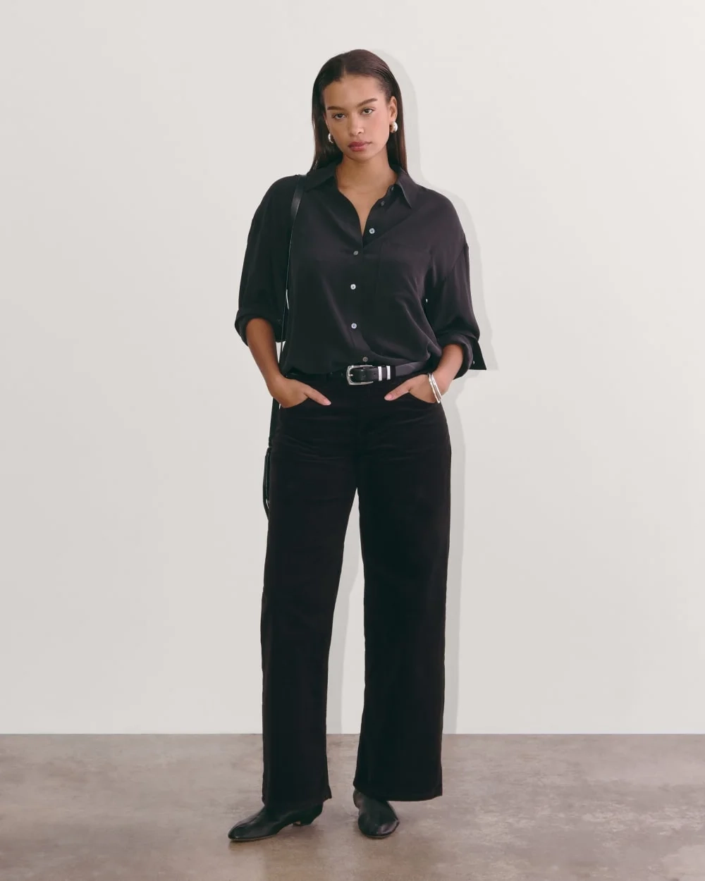 The Mid-Way Pant in Corduroy | Black
