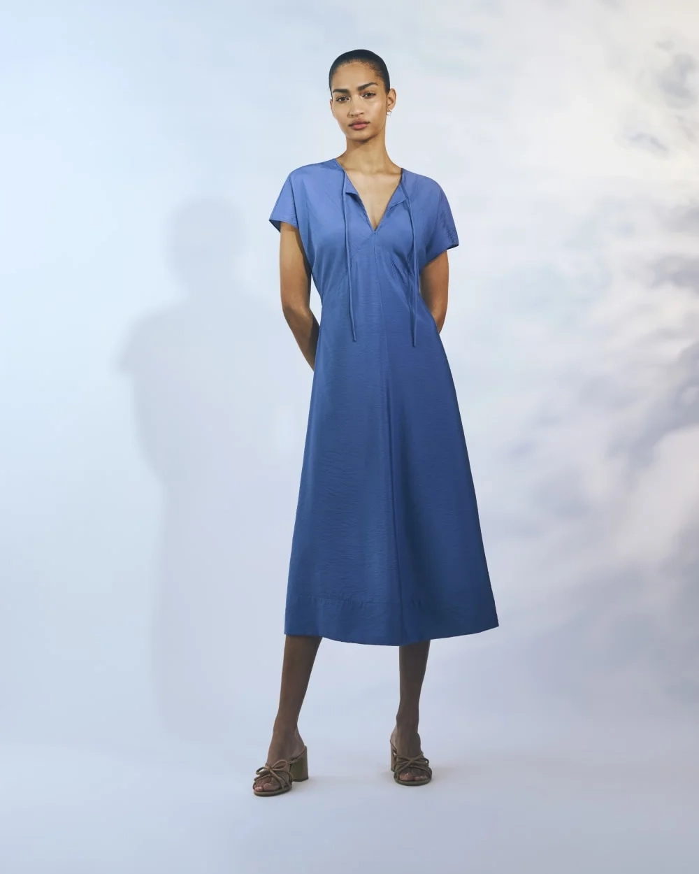 The Keyhole Dress | Blue Dusk (3)