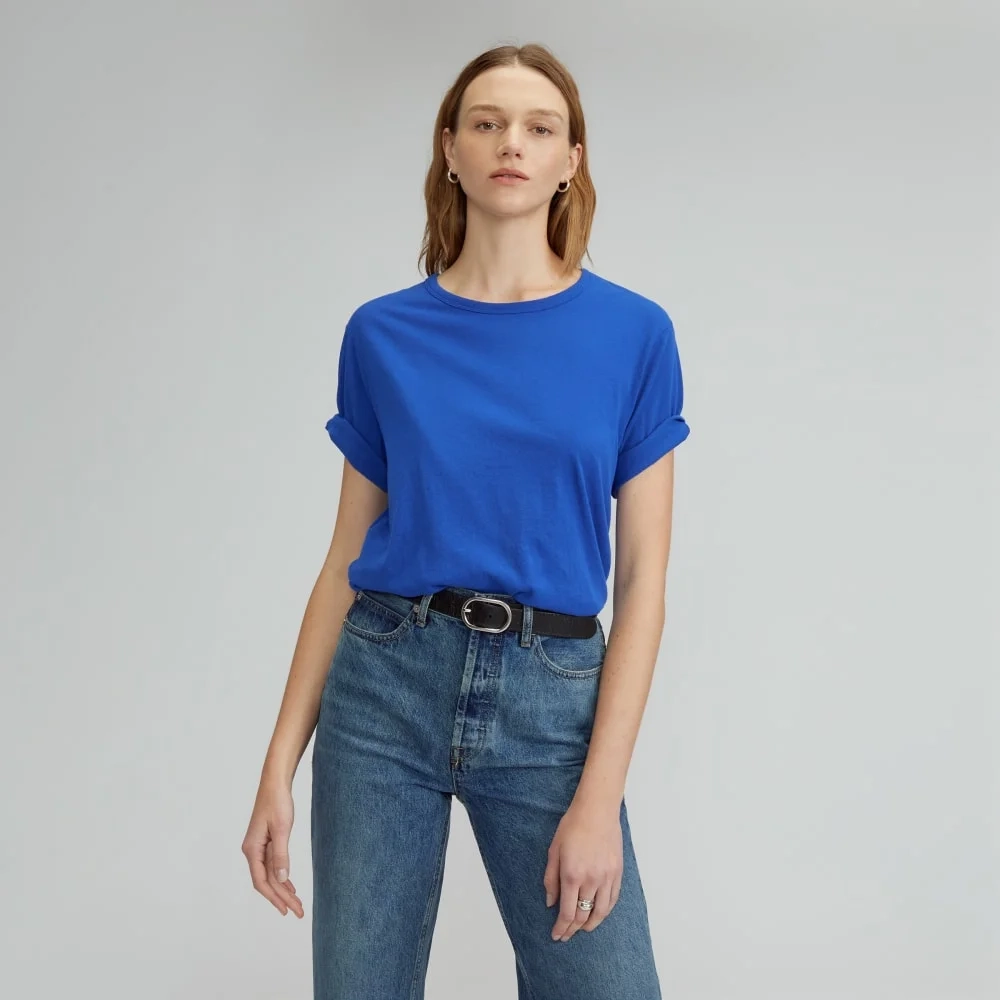 The Air Tee | Mazarine Blue