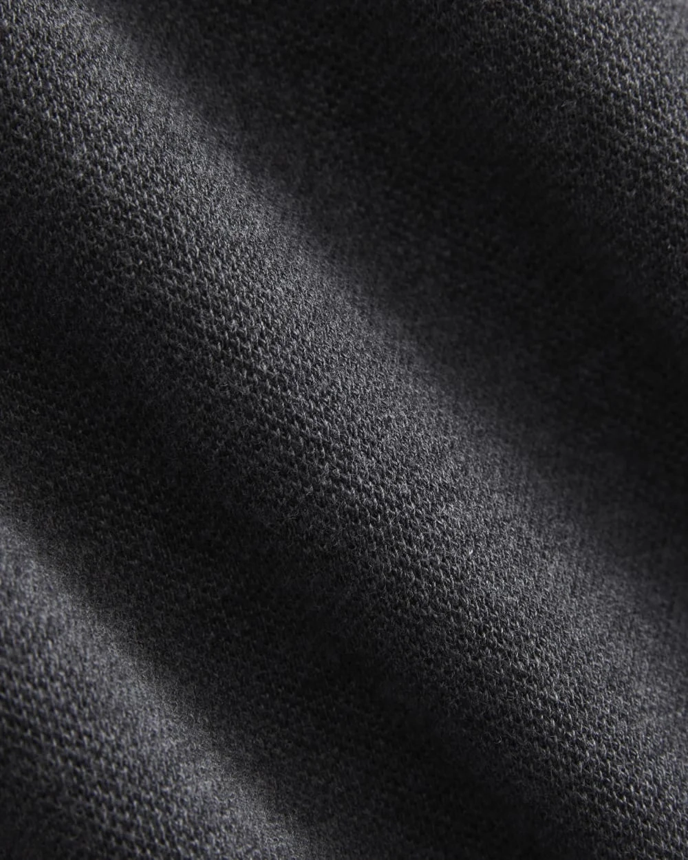 Classic Piqué Polo | Heathered Graphite (5)