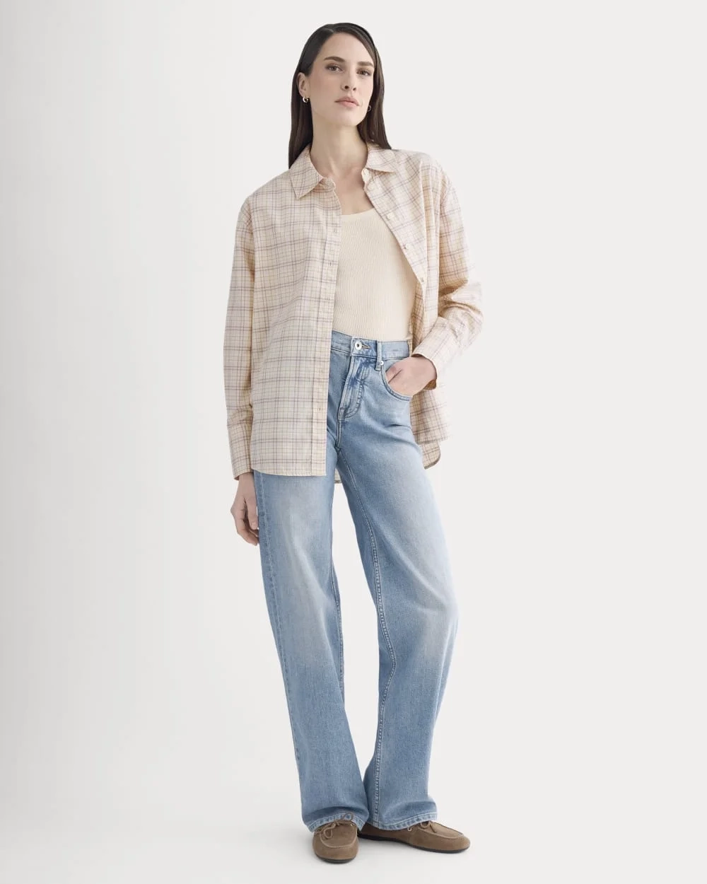Everyday Shirt in Silky Cotton | Plaid (3)