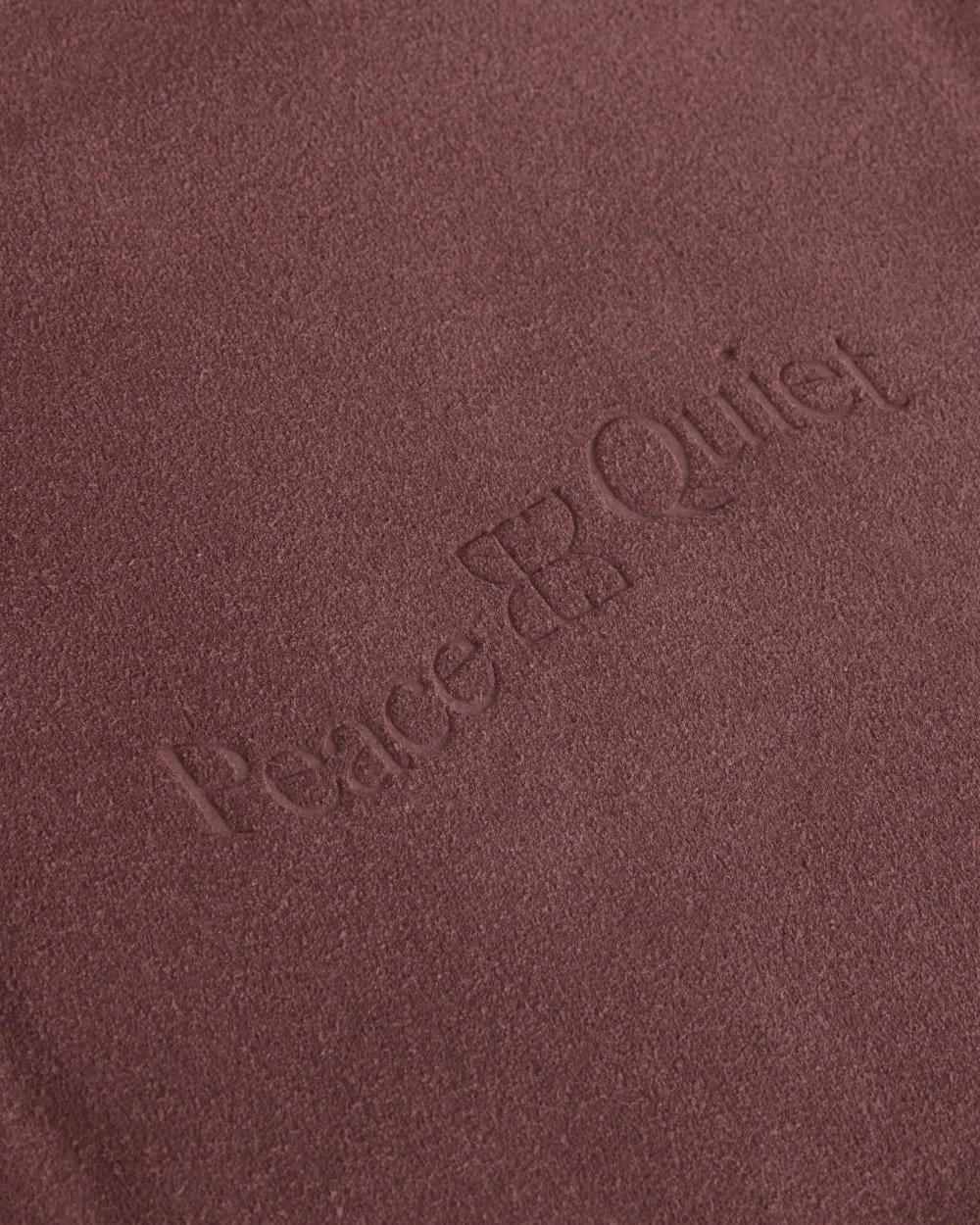 Everlane x Peace & Quiet Suede Catchall | Wine (4)