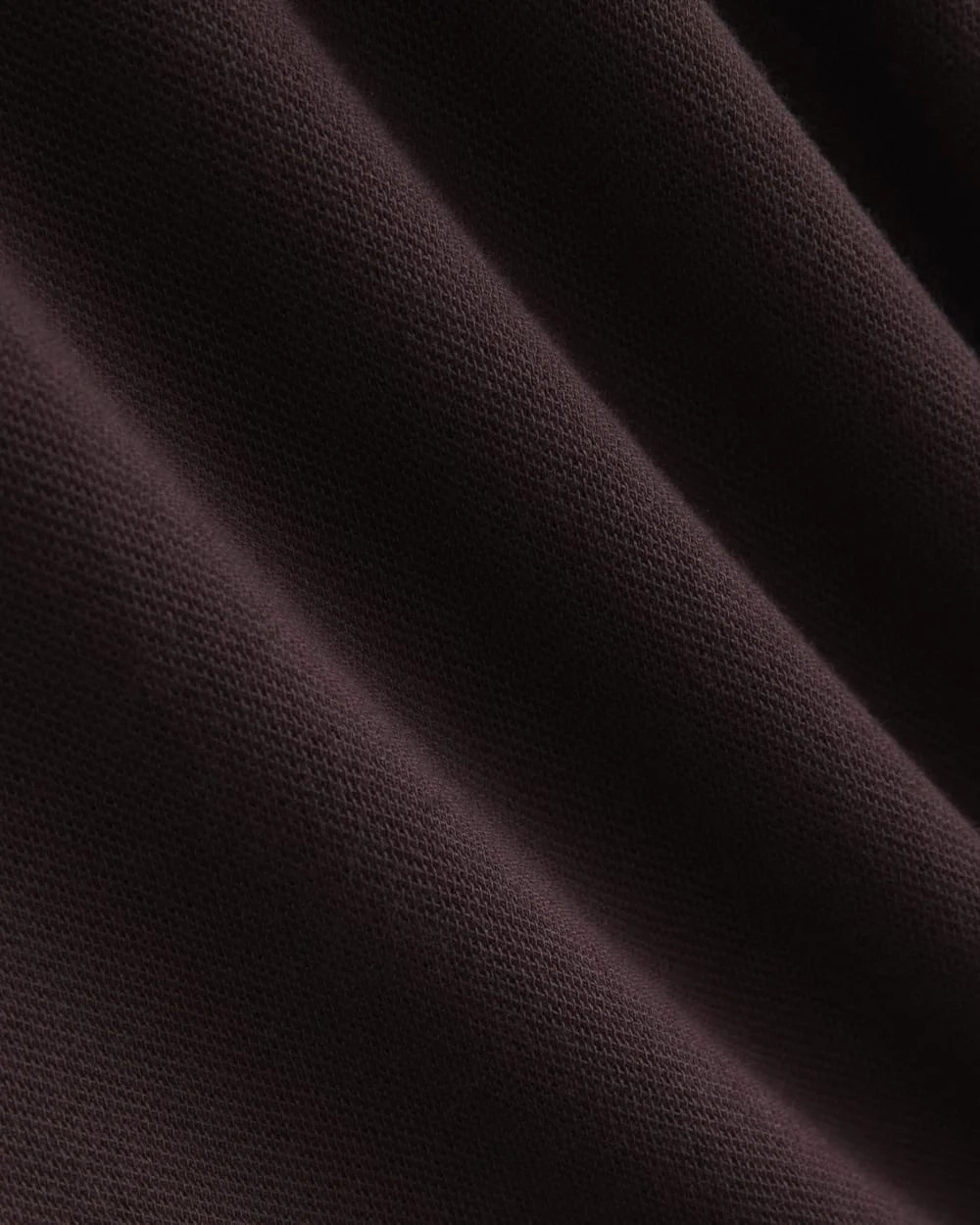 Pique Polo Short-Sleeve Dress | Dark Chocolate (5)