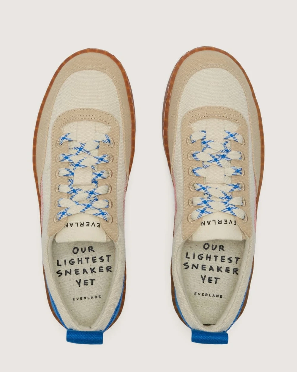 The Tread-Bare Sneaker | Canvas / Lapis Blue / Classic Red (2)