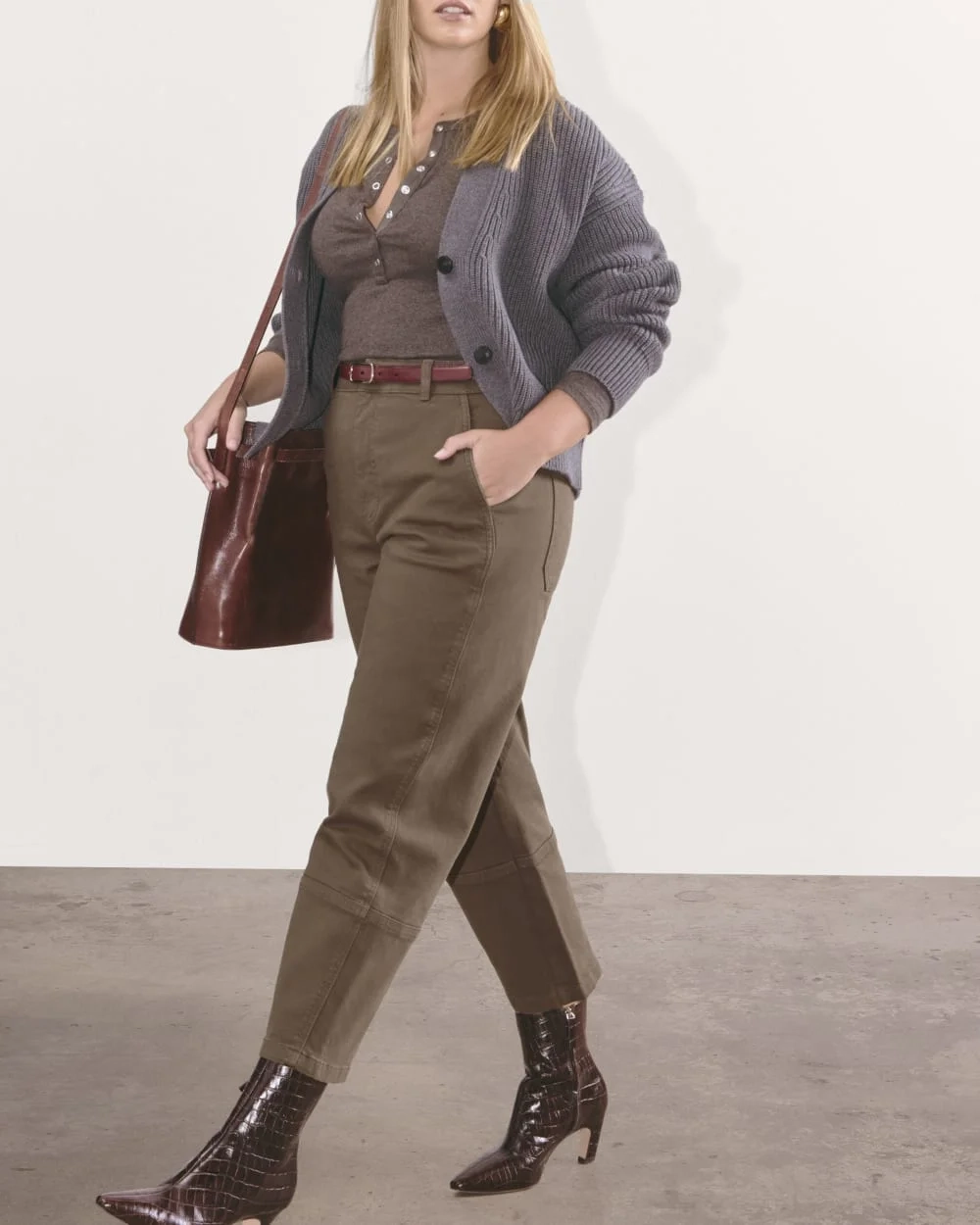 The Utility Barrel Pant | Cocoa | Regular (3)