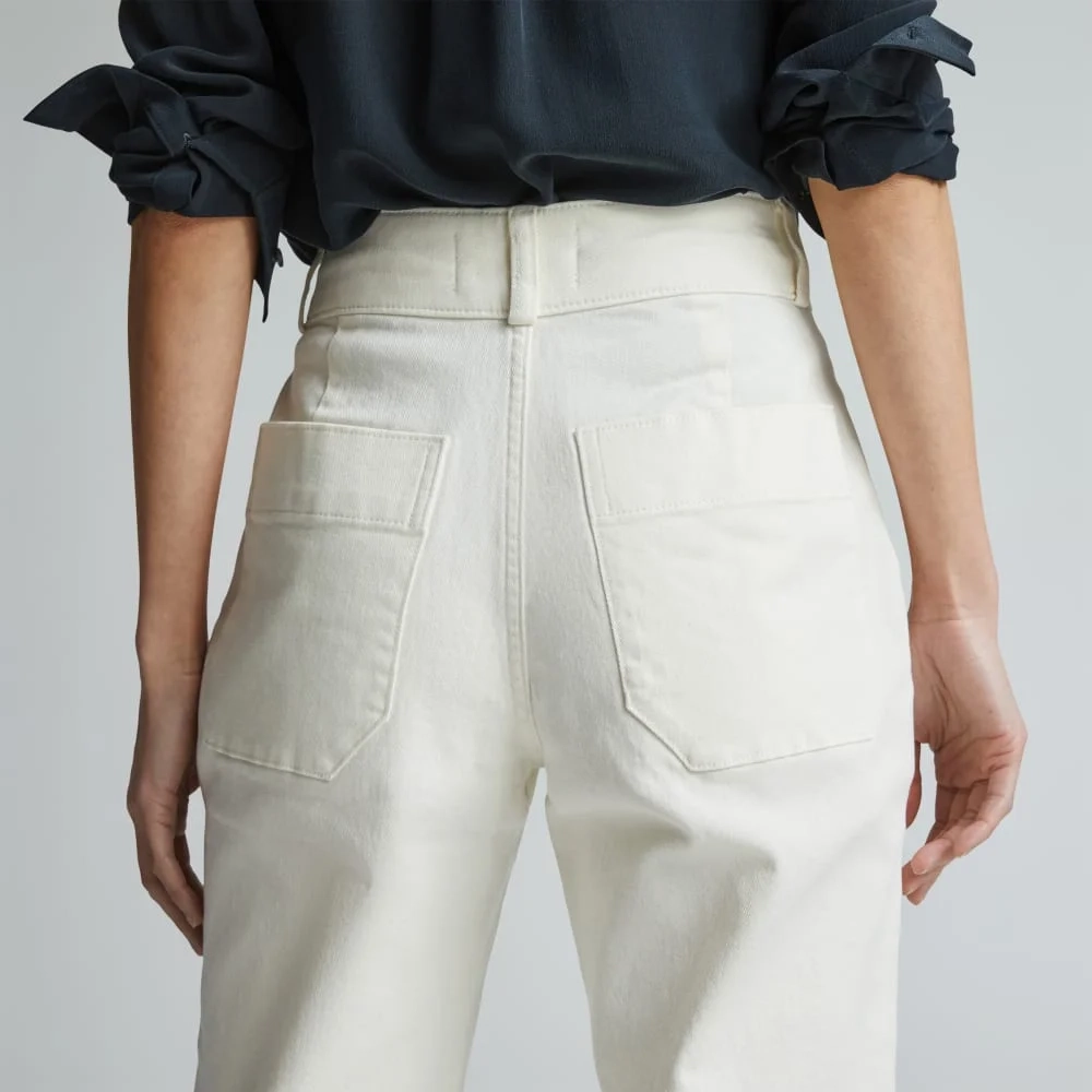 The Organic Straight-Leg Pant | Bone (3)