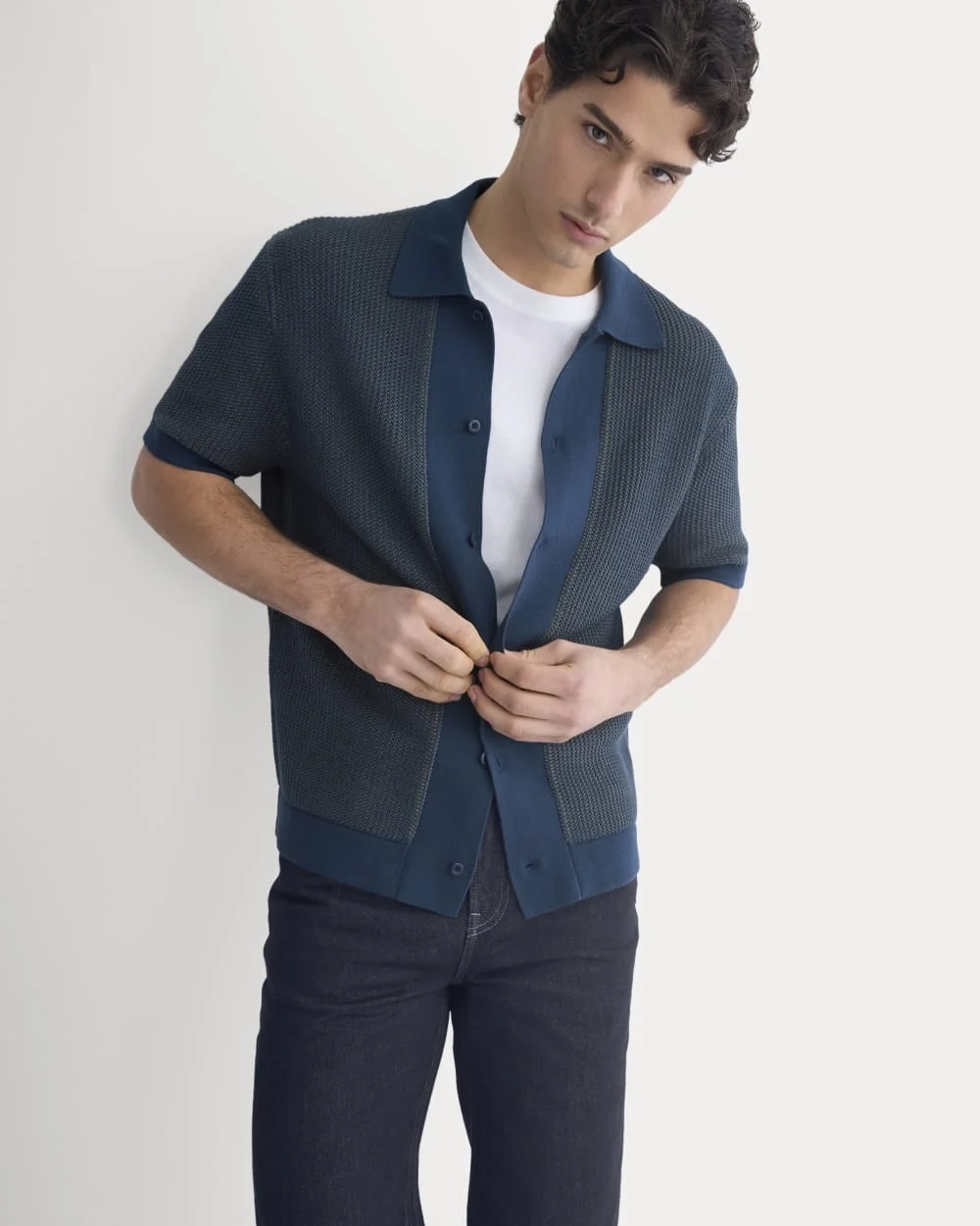 Button-Down Resort Polo | Midnight Navy/Kalamata (3)