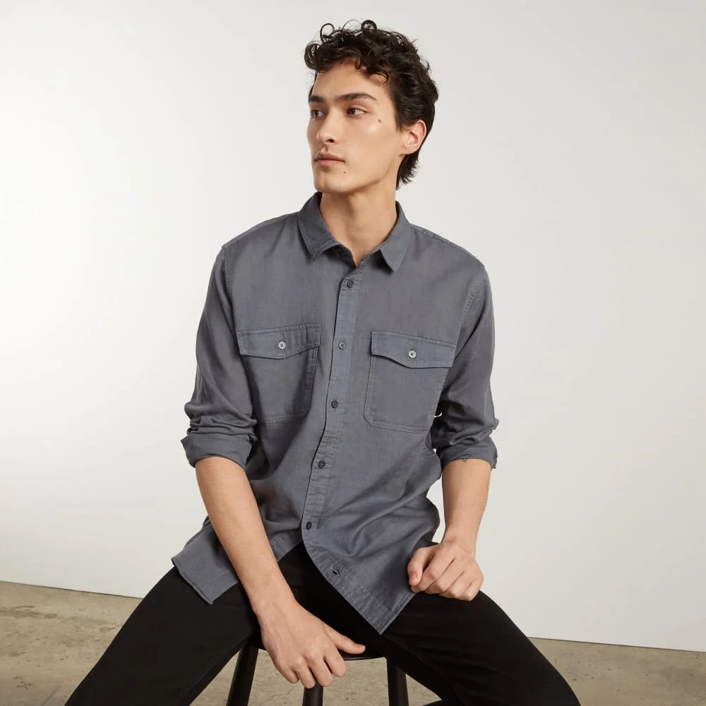 The Long-Sleeve Summer Shirt | Slate (2)