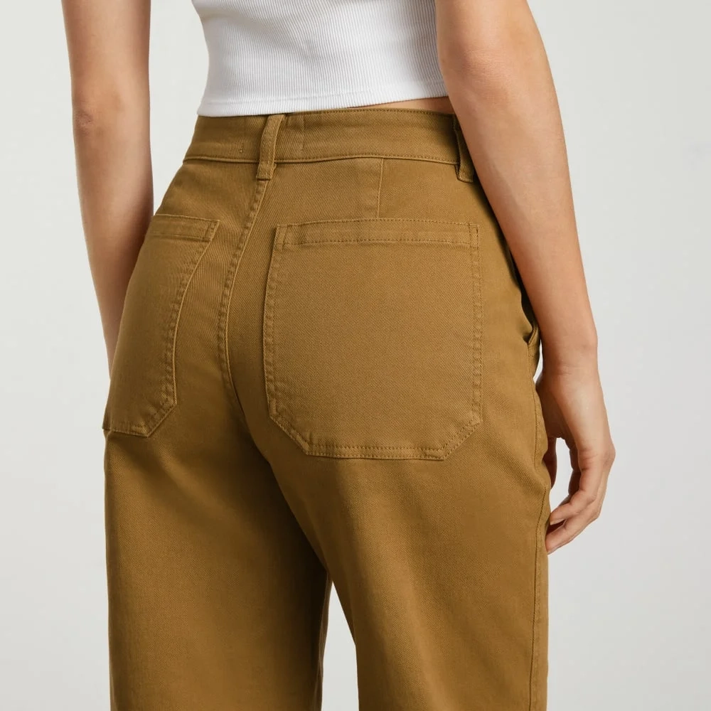 The Utility Barrel Pant | Golden Brown | Regular (4)