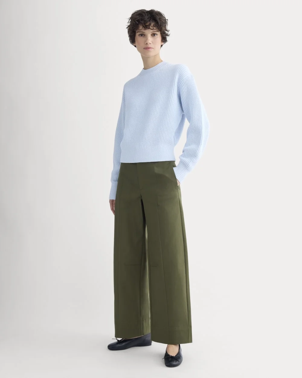 Seamed Balloon Pant | Olive Night (5)
